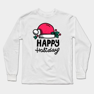 happy holiday Long Sleeve T-Shirt